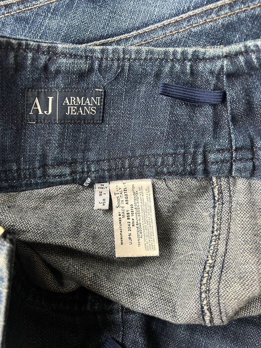 Дамски дънки Massimo Dutti пола Armani Jeans
