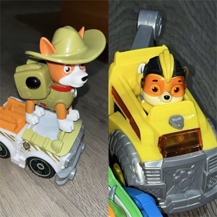 Пес патрул кучета с коли Рабъл  и Тракър Paw Patrol