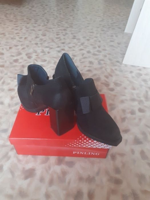 Ботильоны осень-весна,туфли белые