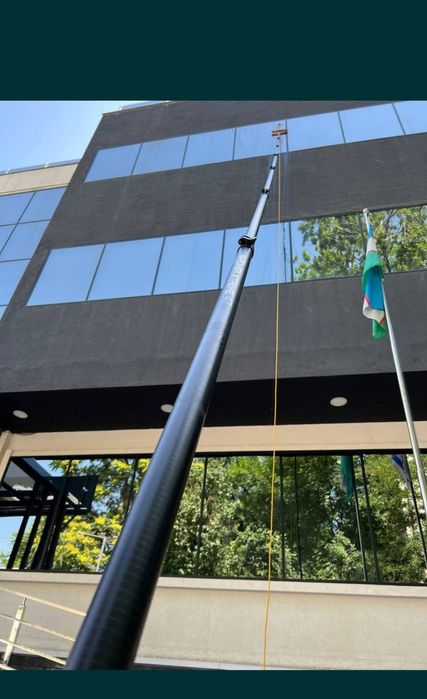 Мойка фасадов стеклянных здании и окон.oyna  fasad yuvish  xizmati