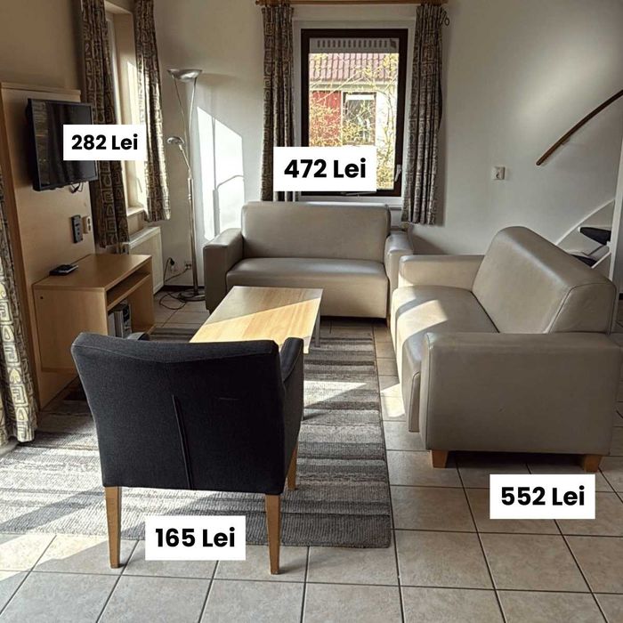 Mobilier Pensiuni Cabane Cazari Muncitori - Import Olanda - Paturi, Mese, Dulapuri, Canapele
