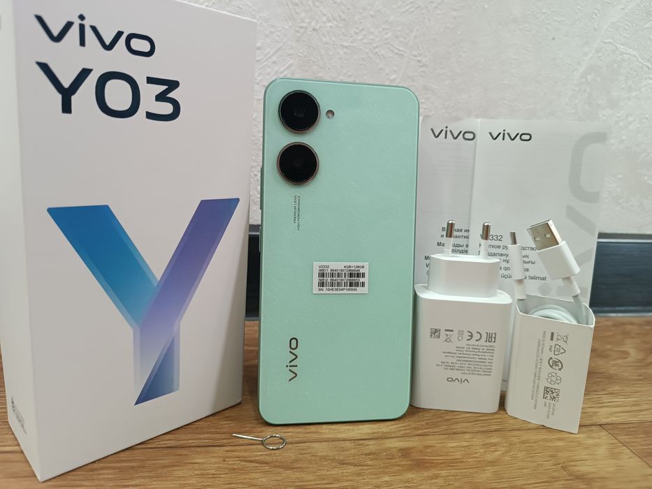 VIVO Y03 / 128ГБ в отличном состояний.