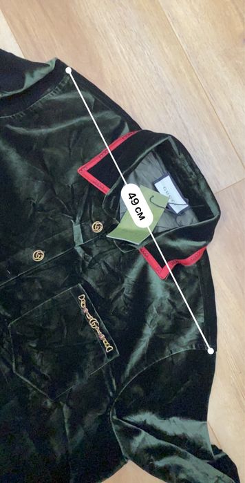 Велюровая рубашка