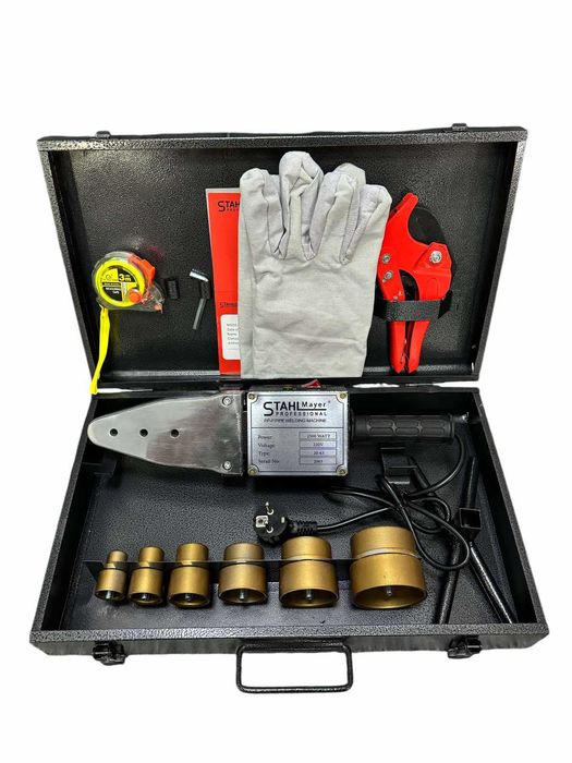 Лепачка – поялник с ножица за ППР тръби 20 – 63 мм 2500W STAHLMAYER