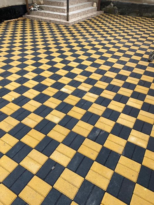 Уклатка брусчатки /  Тротуарная плитка