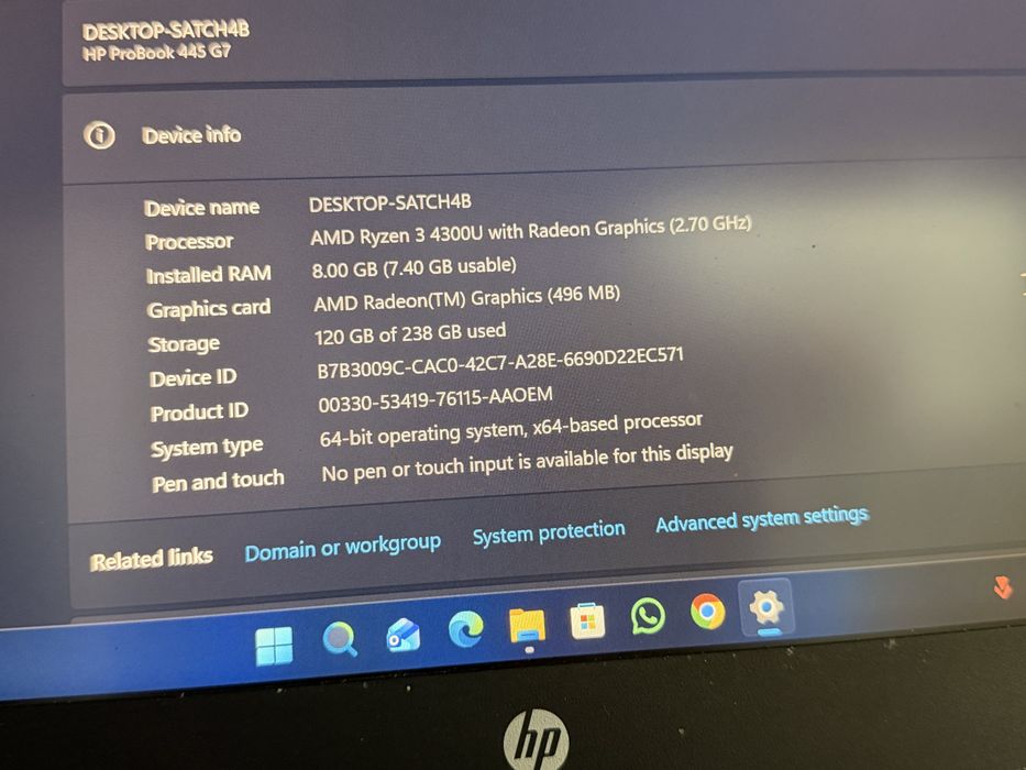 Laptop hp 14” detalii in anunt