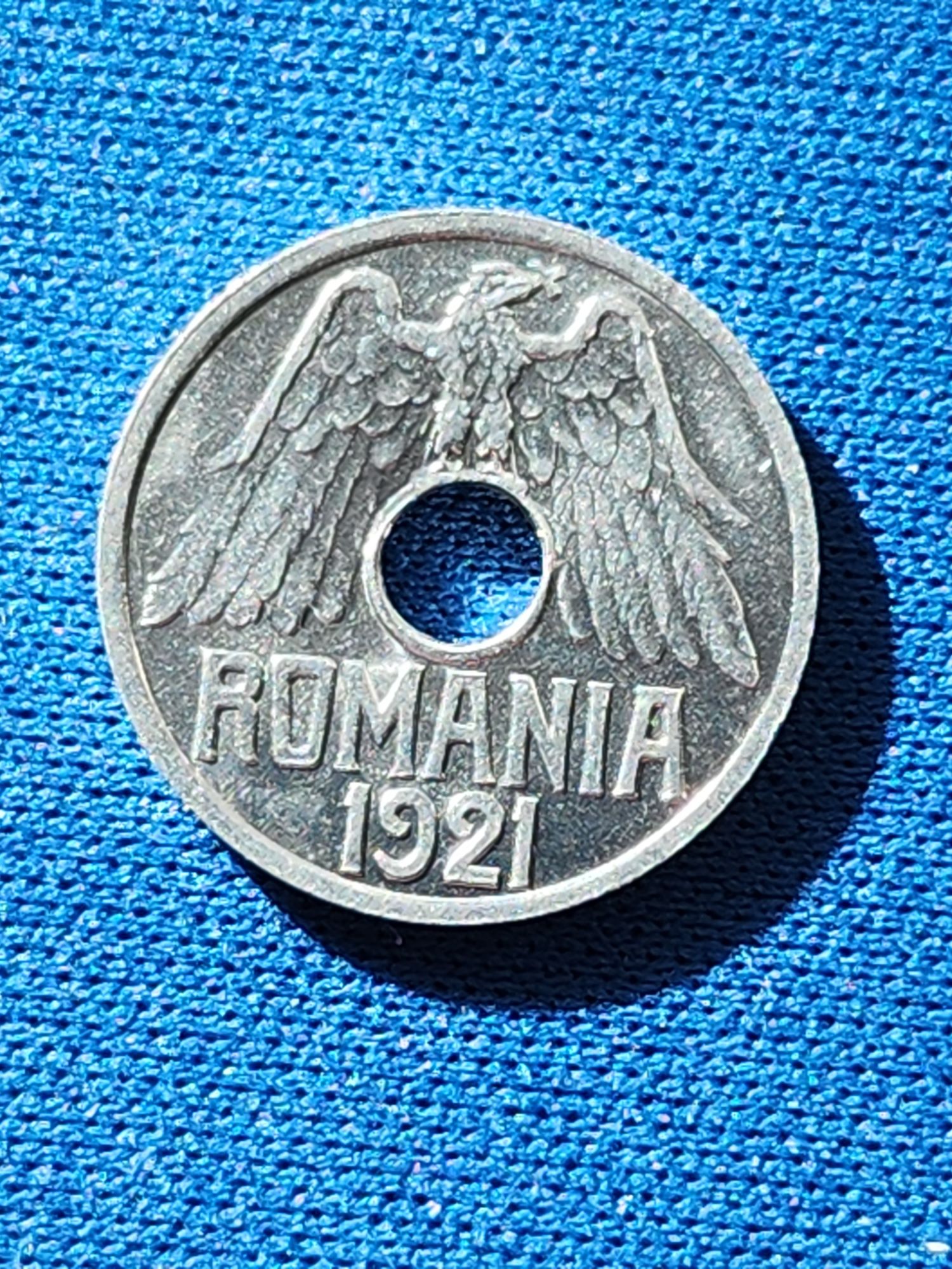 Moneda romaneasca.25 bani 1921 Constanta • OLX.ro