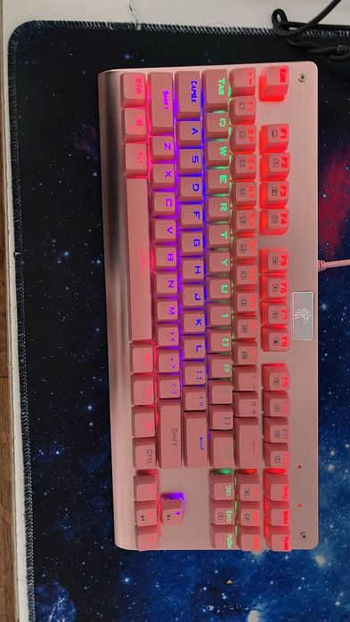 Продам клавиатура E-yooso Pink Z-77