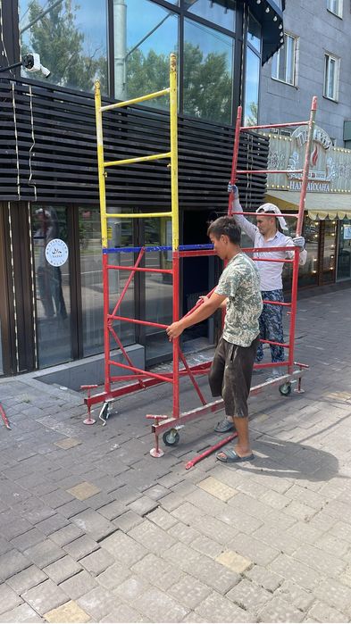 Аренда лесов на колесах