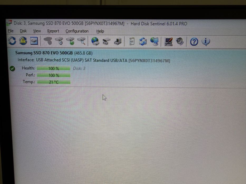 2x 870 EVO Samsung 500 GB