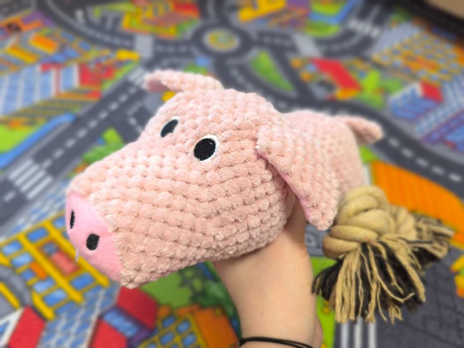 Jucărie pentru animale de companie, porc roz