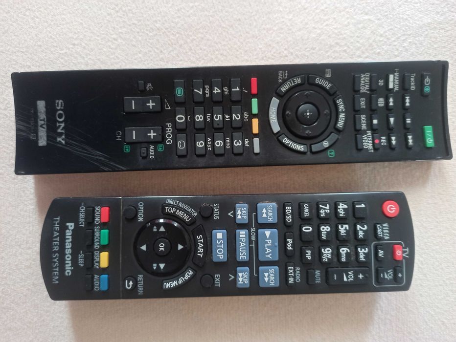 ТВ дистанционни Sony, Panasonic