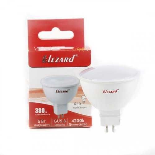 LED Светодиодная Лампа Lezard MR16 5W- 7W GU5.3