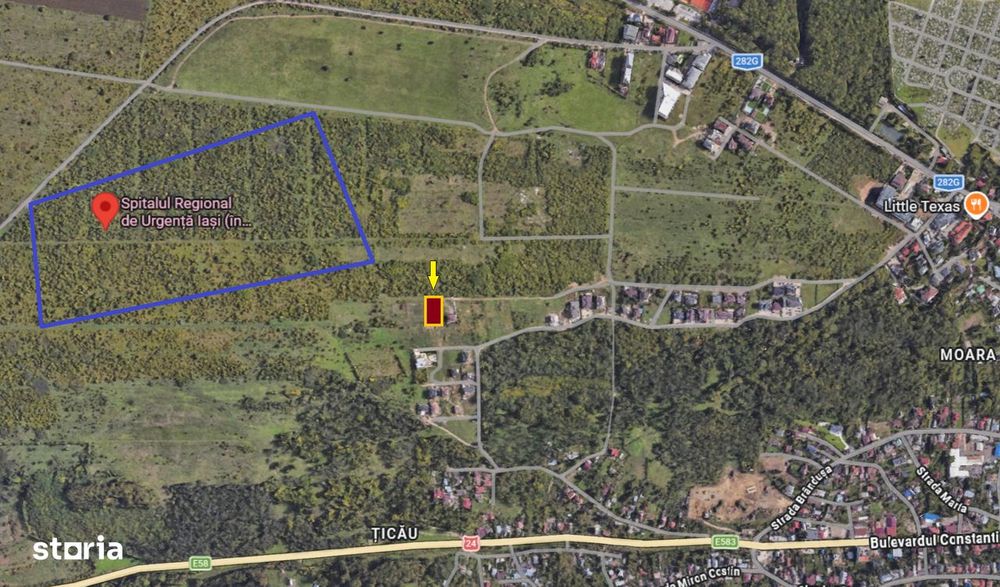 Teren stradela Moara de Vânt