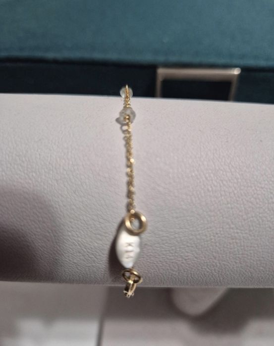 Bratara aur 14 k, 585 cu doua fete