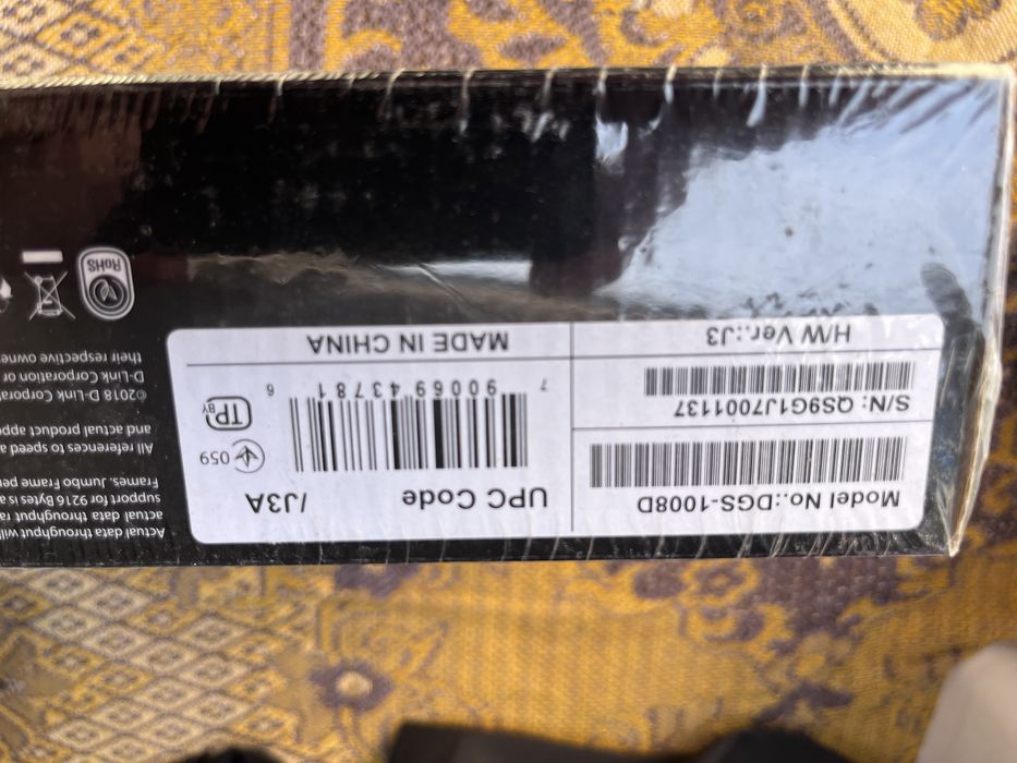 Коммутатор D-link DGS-1008D