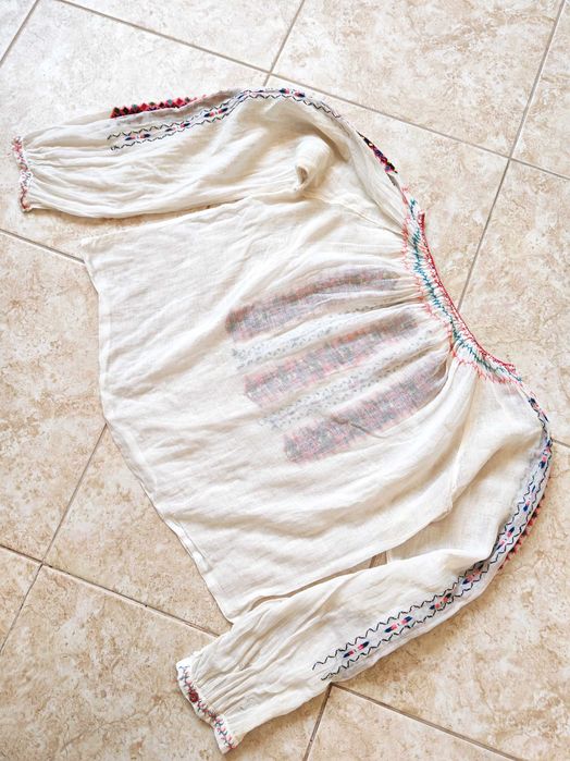 Оригинална Хърцойска Дамска Блуза Риза за Народна Носия 1930те г.