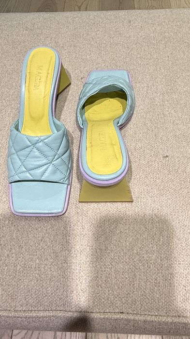 Papuci eleganti,turcoaz!Mar.39-40!