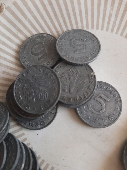 Monede germane 1, 5, 10 Reichspfennig 1940-1944