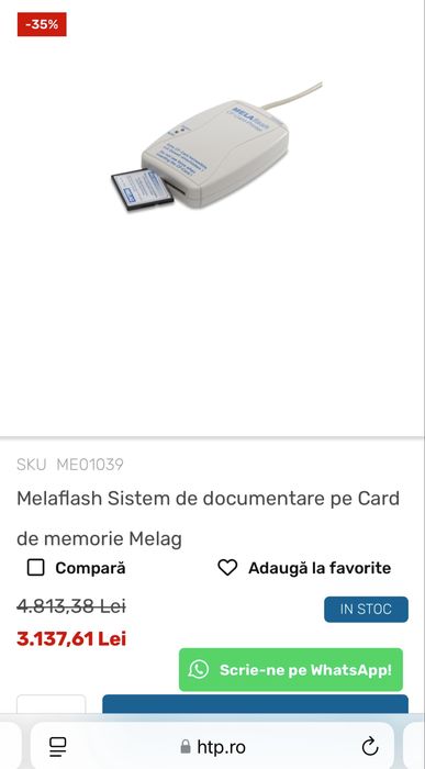 Sistem date autoclav sterilizator Melag Melaflash dental stomatologie