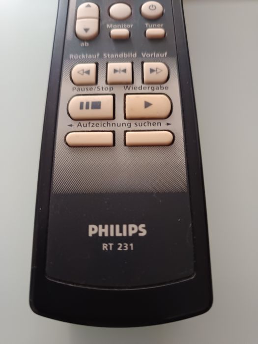 Philips rt 231 telecomanda vhs video