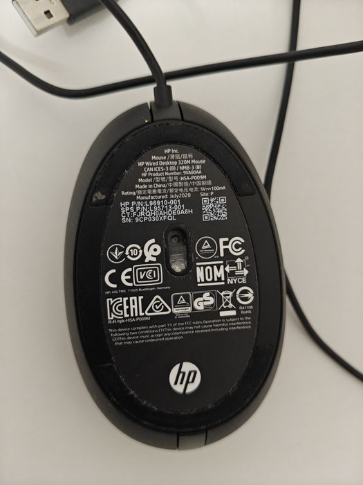 Мышь HP б/у в отличном состоянии