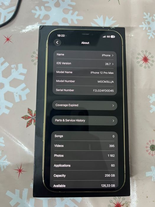 iPhone 12 Pro max 256g