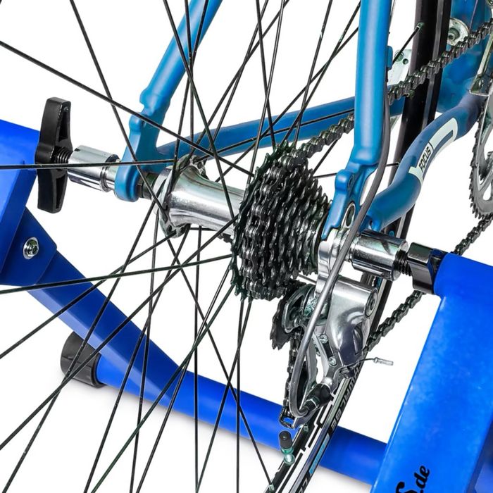 Relaxdays Вътрешен велотренажор, 6 предавки, за 26-28″ колела