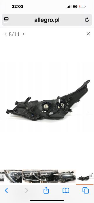 Десен фар тойота  оригинален корола Е180  2016- 2020 Toyota Corolla E180 8111002L50