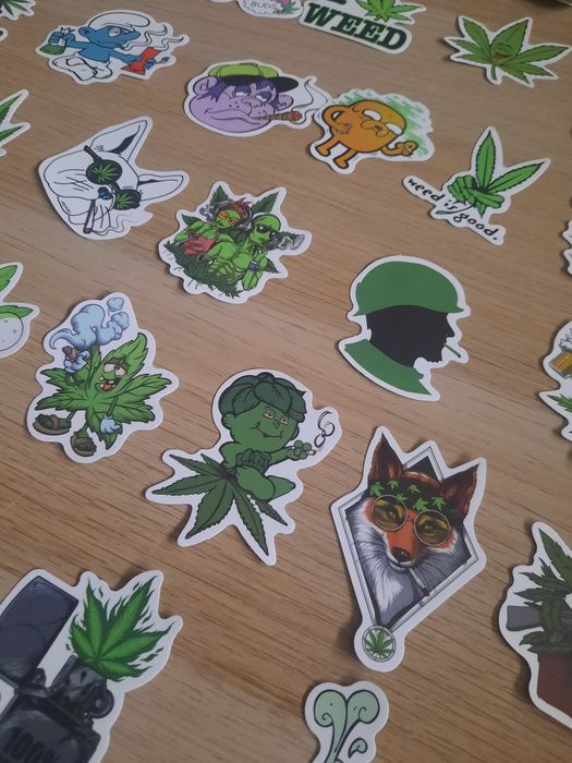 Stickere 50 buc verzi
