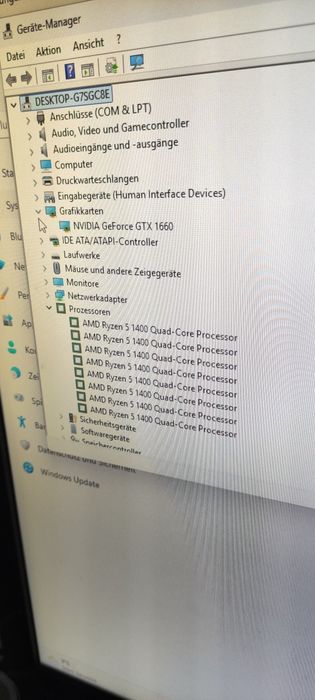 Gaming pc Ryzen 5 1400 16 GB ram gtx 1660 6 gb