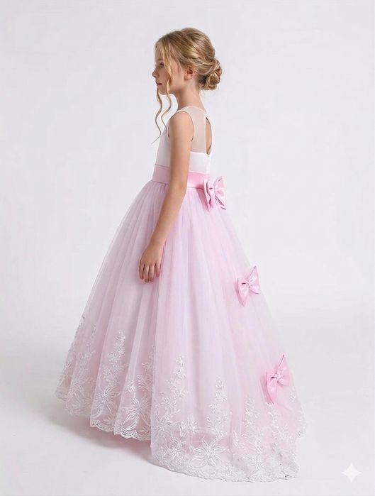 Белое платье для выпускных вечеров