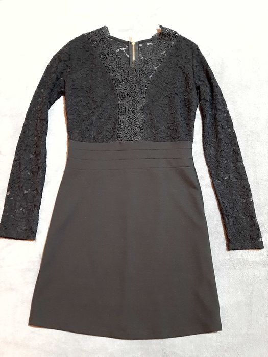 Черна рокля с дантела