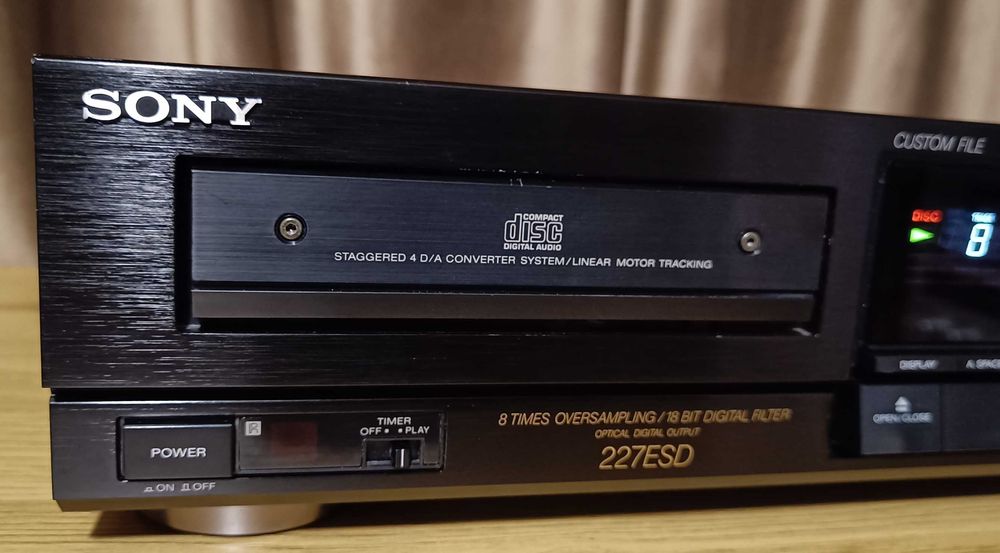 Sony CDP-227ESD cd player 2x Philips TDA 1541 dac