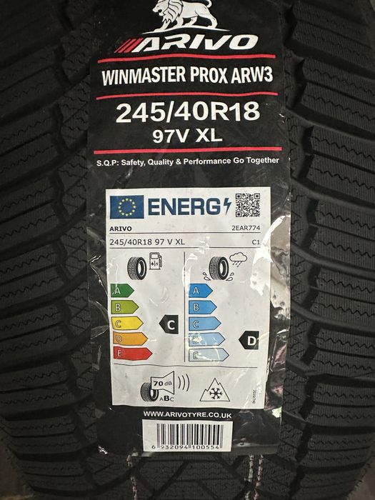 Зимен Спорт Пакет ARIVO 225/45R18 245/40R18 НОВ DOT 2254518  2454018