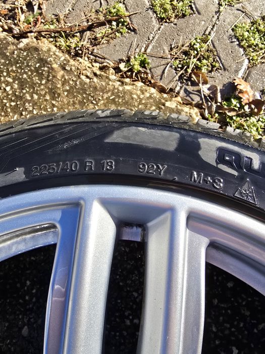 Джанти 18 цола за VW + всесезонни гуми Vredestein с Dot22