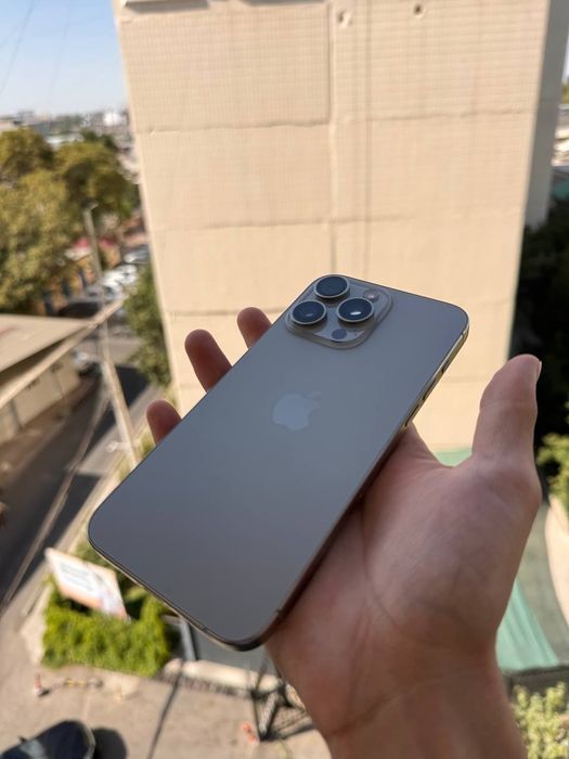 Iphone 15 Pro Max
256 GB
100%
J/A region 
Karopka dak bor
Holati ideal