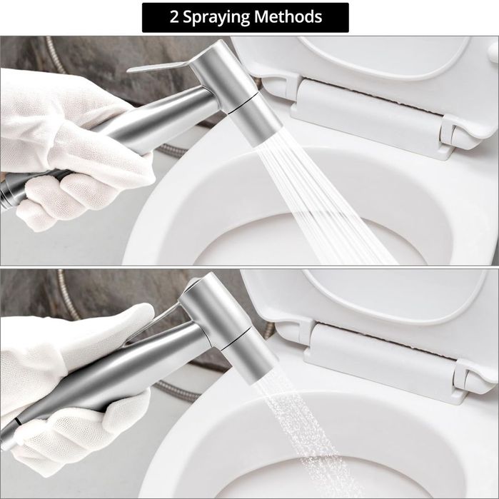 Set duș bidet manual din oțel inoxidabil – G1/2"