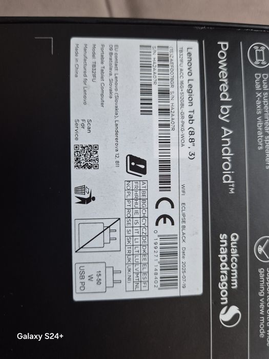 Игрови таблет Lenovo Legion Tab (8.8" Gen 3) 16GB / 512GB – Безупречен