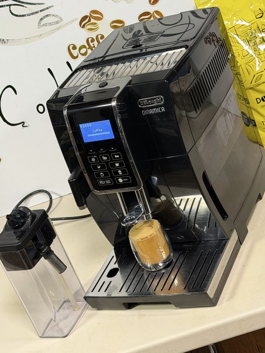 Кафемашина кафе автомат delonghi dinamica с гаранция