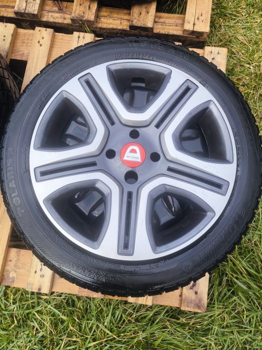Set 4 jante structurate 16 inch,echipate cu capace