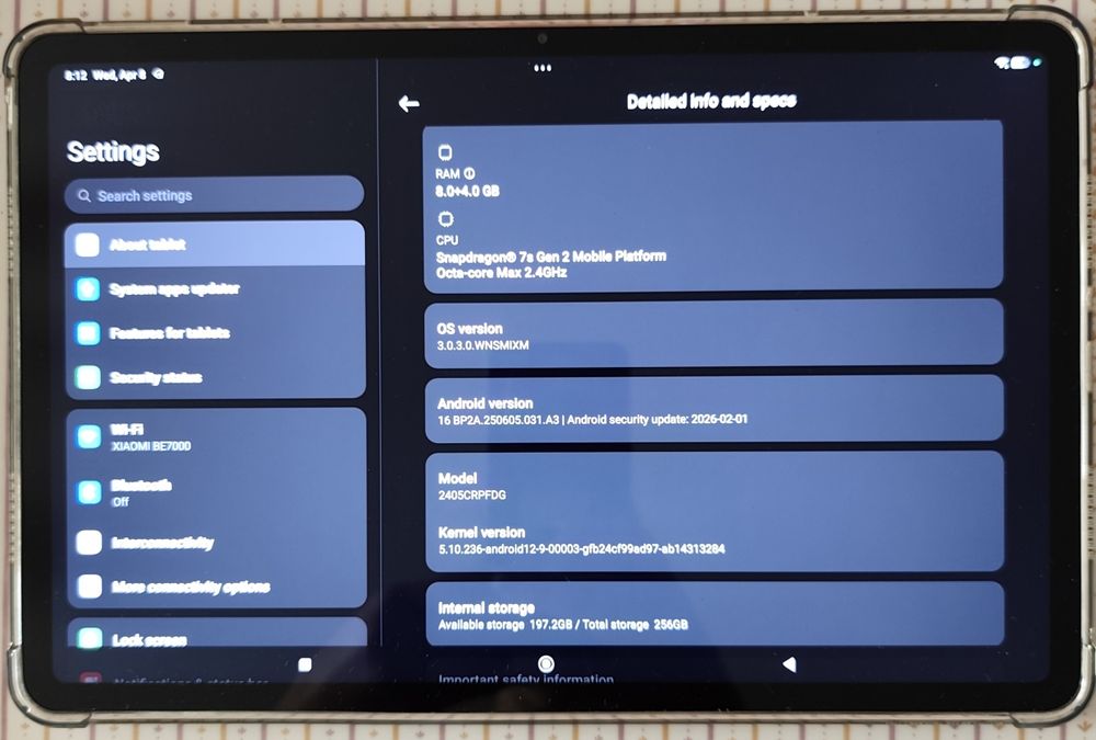 Таблет  Redmi Pad Pro 8/256 wifi
