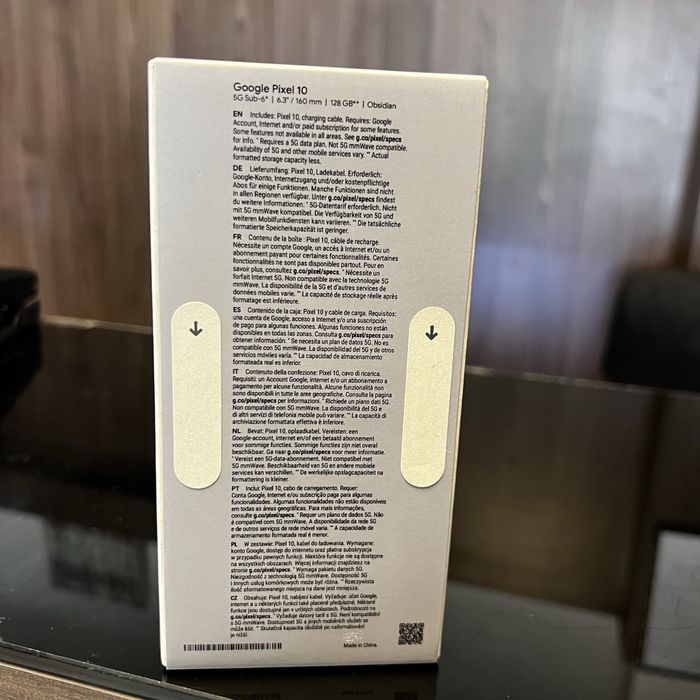 Нов! 2г Гаранция! Google Pixel 10 128GB + 12GB RAM Obsidian, Indigo, F