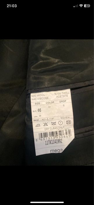 Costum negru de barbati