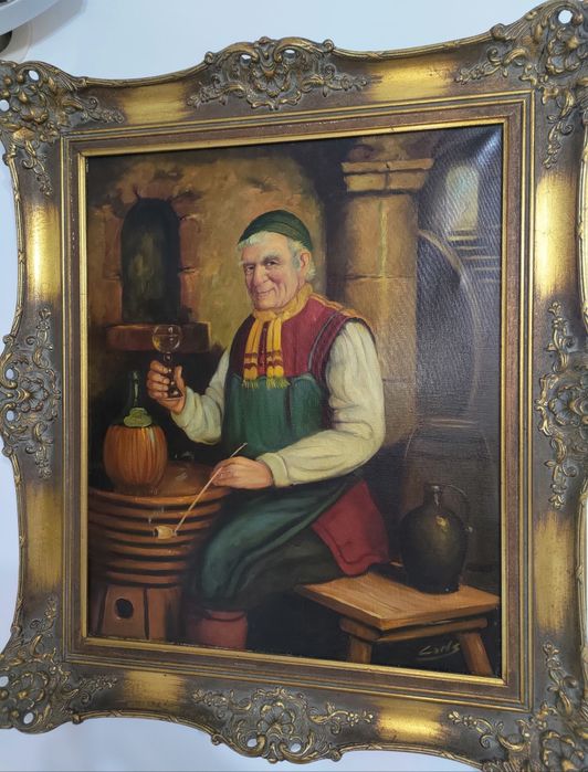 Tablu vechi - ulei pe pânză