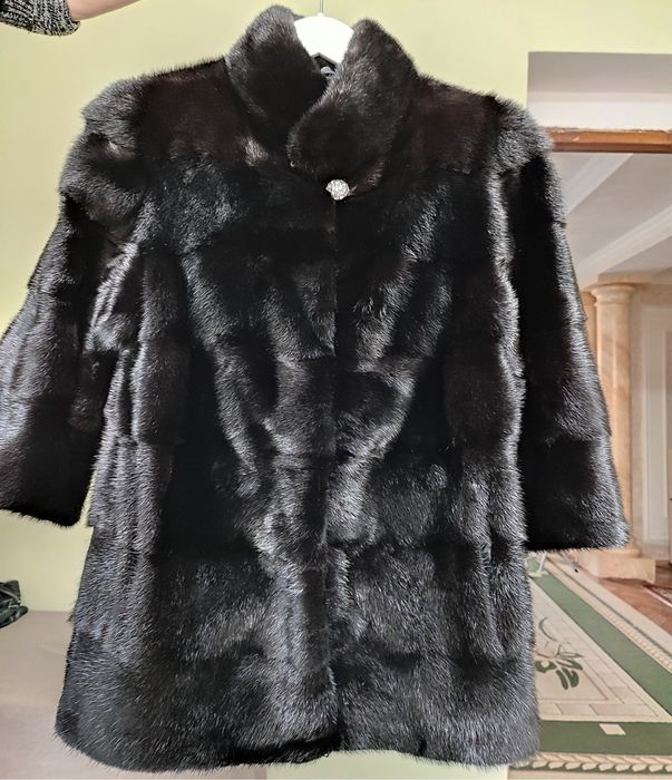 Натуральная норковая шуба