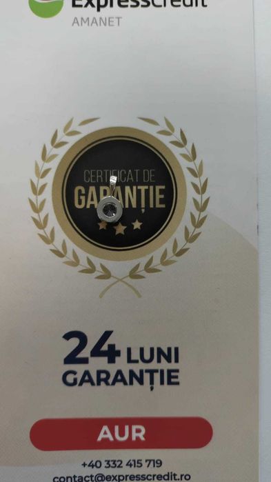 (AG 35) Medalion aur alb 14K b.33912.3 / 505 lei/ Garantie 2 ani