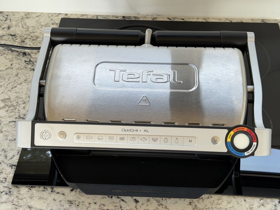 Gratar Tefal Opti Grill +Xl- Folosit de cateva ori -stare perfecta
