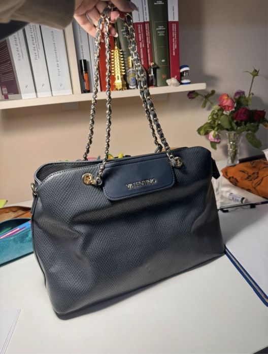 geanta Valentino navy blue