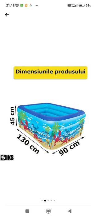 Piscina gonflabila noua